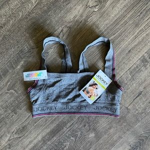 NWT Jockey Gray Bralette M
